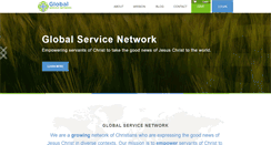Desktop Screenshot of globalservicenetwork.org